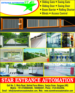 Sliding Gate, Swing Gate, Sliding Door, Swing Door, Boom Barrier, Rolling Shutter, Blinds, Access Controls, Road Safety Products