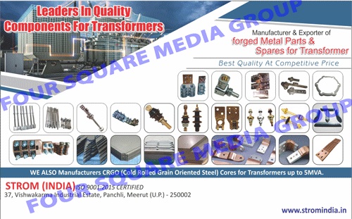 Transformer Components, Transformer Spare Parts, Transformer Spare Forged Metal Parts, Transformer Cores