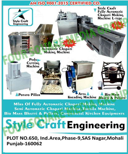 Chapati Making Machines, Semi Automatic Chapati Making Machines, Atta Kneading Machines, Potato Piller Machines, Peda Cutting Machines, Fully Automatic Chapati Making Machines, Trotila Machines, Commercial Kitchen Equipments