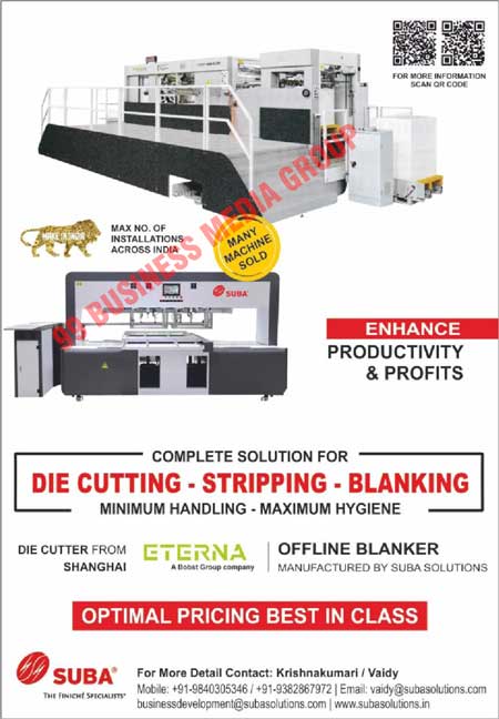 Die Cutting Solutions, Stripping Solutions, Blanking Solutions, Minimum Handling Solutions, Maximum Hygiene Solutions, Die Cutters, Offline Blankers