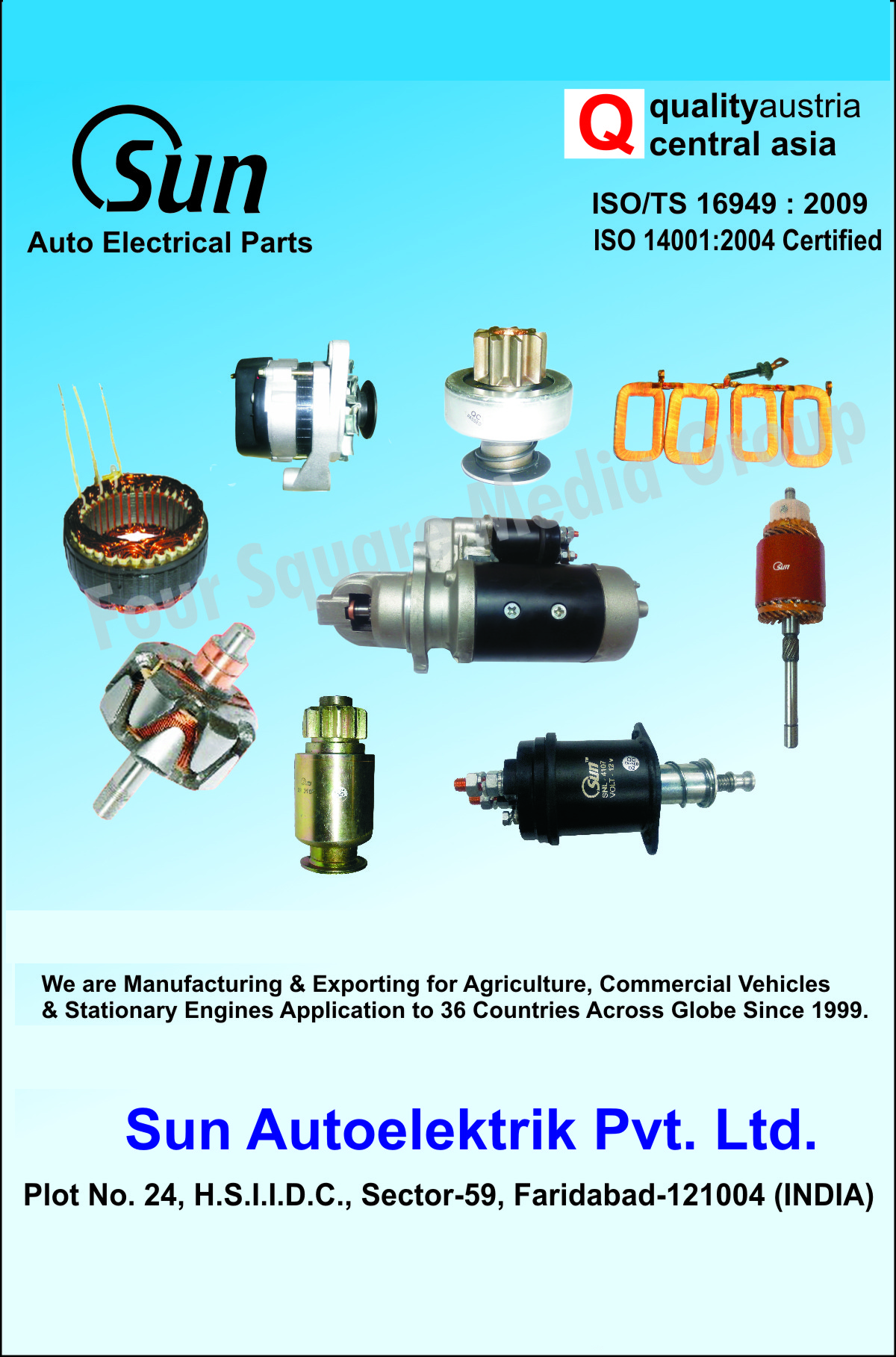 Agriculture Automotive Electrical Parts, Commercial Vehicle Automotive Electrical Parts, Stationary Engine Application Automotive Electrical Parts