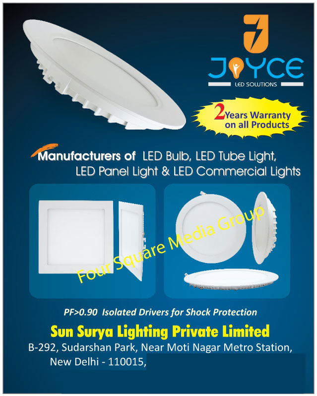 Led Lights, Led Bulbs, Led Tube Lights, Led Panel Lights, Led Commercial Lights