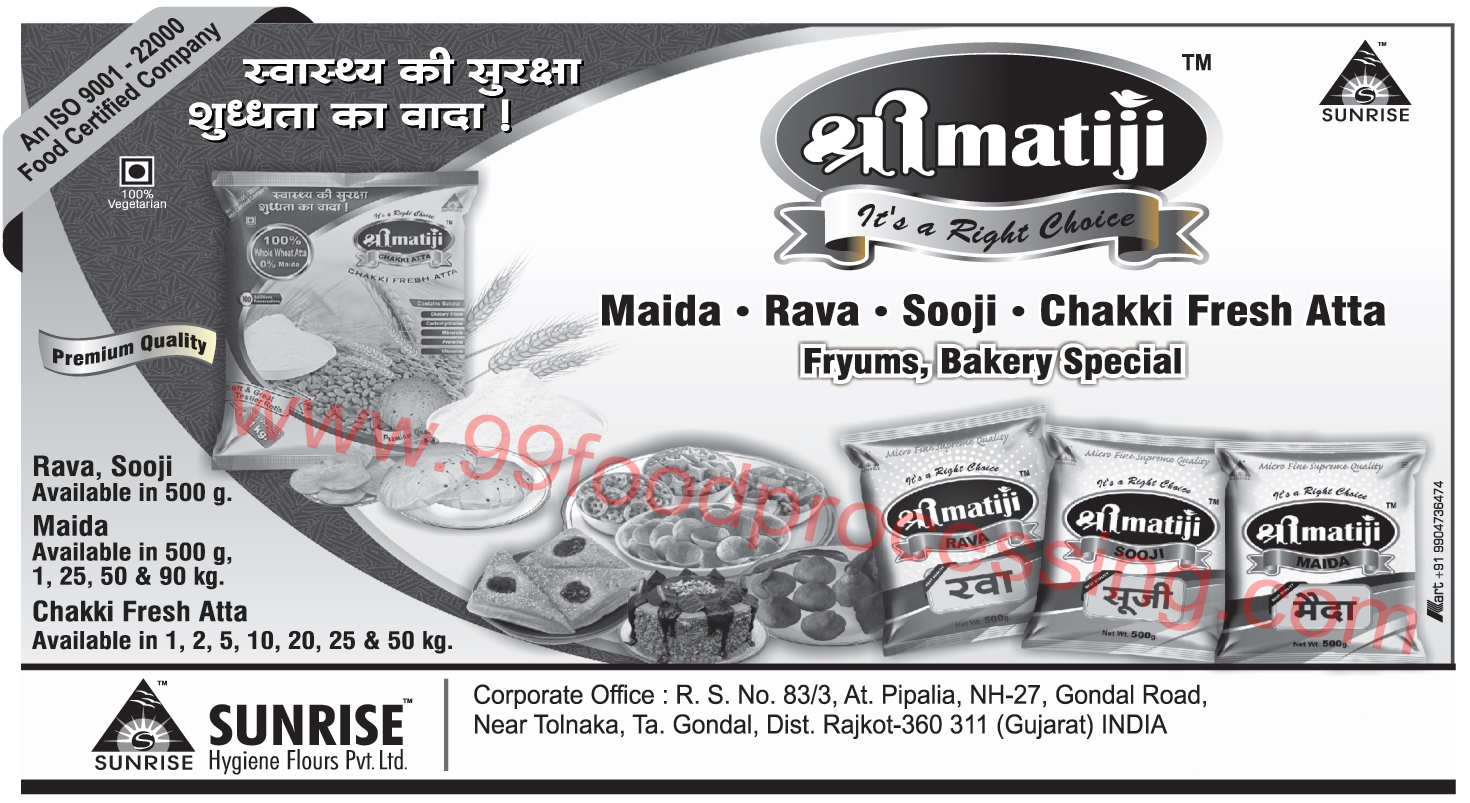 Maida, Rava, Sooji, Chakki Fresh Atta, Fryums, Bakery, Besan, Whole Wheat Atta, Wheat Fada, Daliya, Flour,Bakery Special