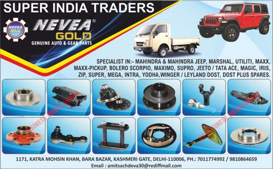 Auto Parts, Gear Parts, Mahindra Parts, Jeep Parts, Marshal Parts, Utiliti Parts, Maxx Parts, Maxx Pickup Parts, Bolero Scorpio Parts, Maximo Parts, Supro Parts, Jeeto Parts, Tata Ace Parts, Magic Parts, IRIS Parts, Zip Parts, Super Parts, Mega Parts, Intra Parts, Yodha Parts, Winger Parts, Leyland Dost Parts, Dost Plus Spare Parts, Automotive Spare Parts