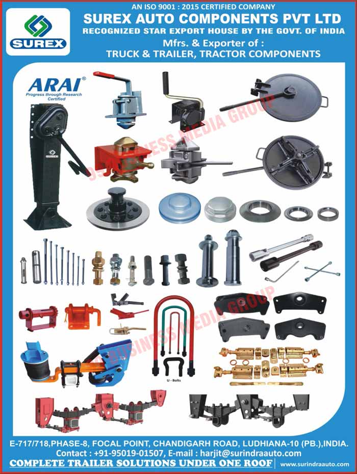 Tractor Components, Auto Components, Truck Components, Trailer Components
