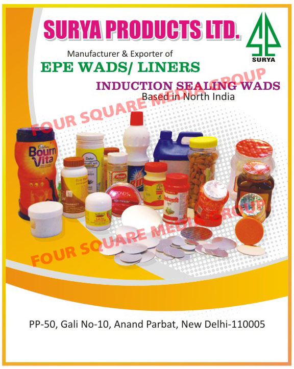 EPE Wads, EPE Liners, Induction Sealing Wads,Liners, Wads