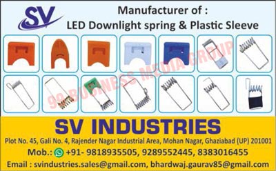 Led Downlight Springs, Led Plastic Sleeves