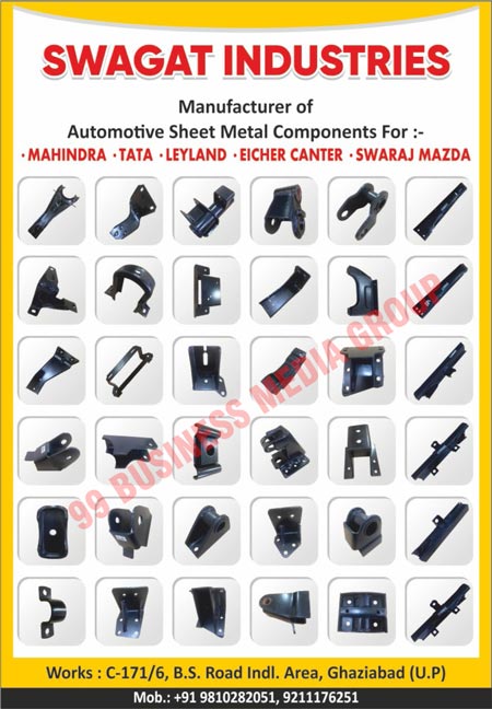 Automotive Sheet Metal Components