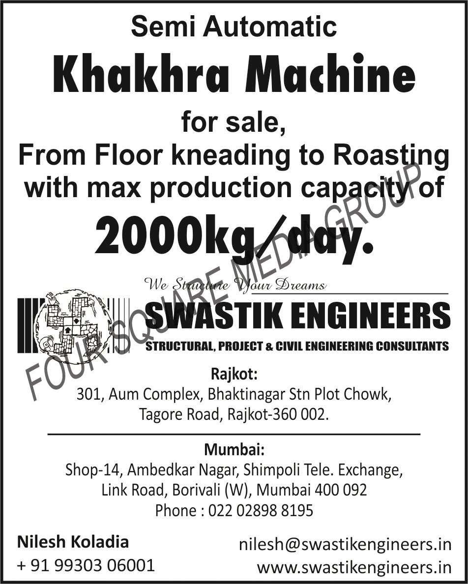 Khakhra Machines,Structural Engneering Services, Civil Contractors, Architectural Consultants, Civil Project Consultants, Steel Structure Designs, Commercial Builders, Highway Construction, Bridge Constructions