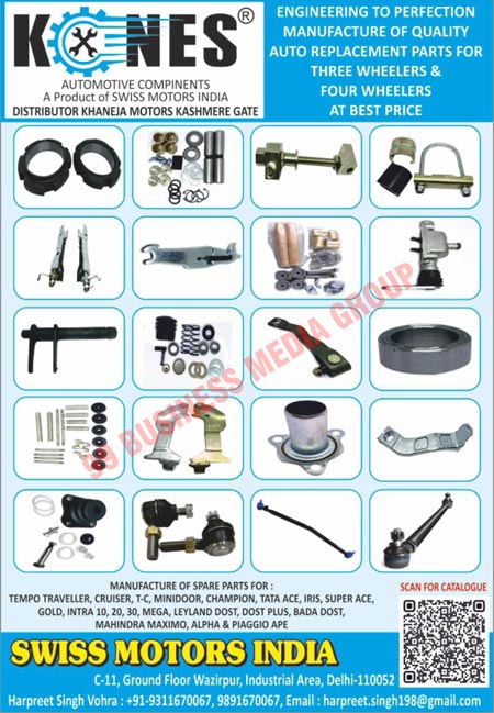 Auto Spare Parts, Auto Replacement Parts, Three Wheeler Replacement Parts, Four Wheeler Replacement Parts, Automotive Components, Auto Parts, Three Wheeler Parts, Four Wheeler Parts