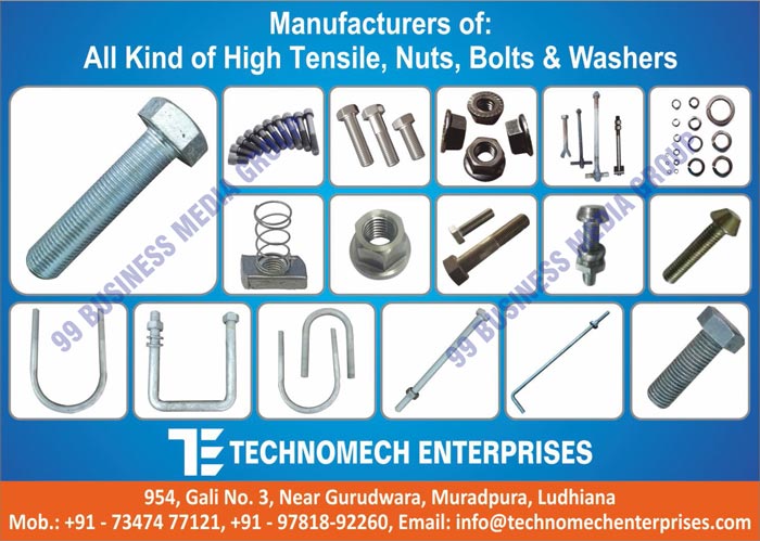 High Tensiles, High Nuts, High Bolts, High Washers