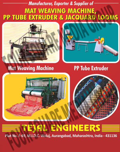 Mat Weaving Machines, PP Tube Extruder, Jacquard Looms