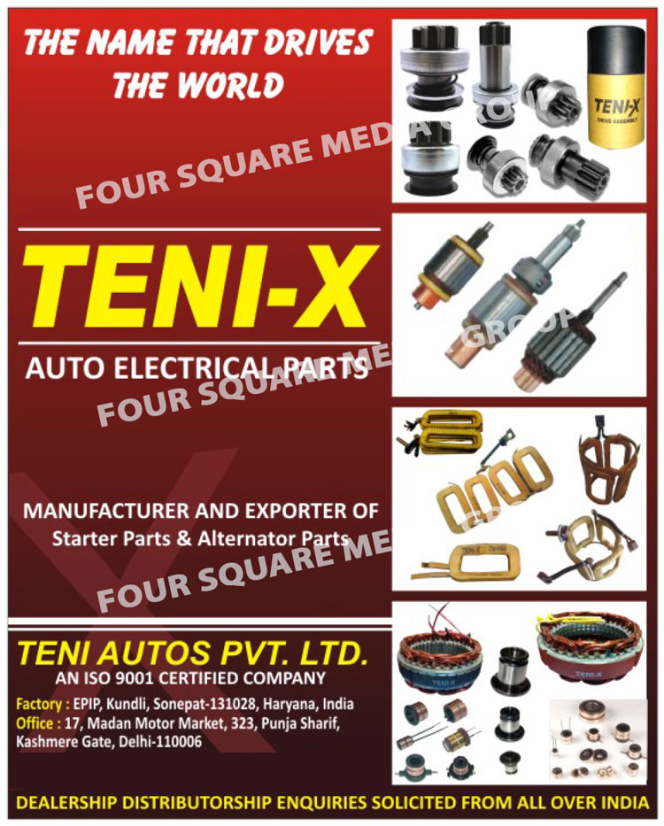 Automotive Electrical Parts, Starter Parts, Alternator Parts