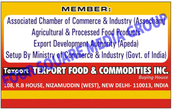 Associated Chamber, Agricultural Processed Food Products, Export Development Authority, Apeda