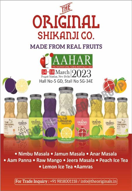 Nimbu Masala, Jamun Masala, Anar Masala, Aam Masala, Raw Mango, Jeera Masala, Peach Ice Tea, Lemon Ice Tea Aamras