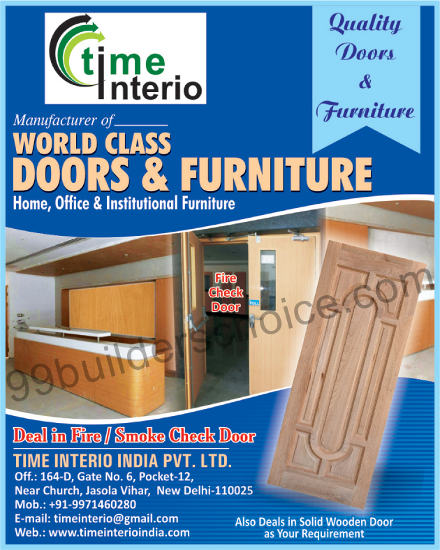 Fire Doors, Smoke Check Doors, Furnitures,Doors