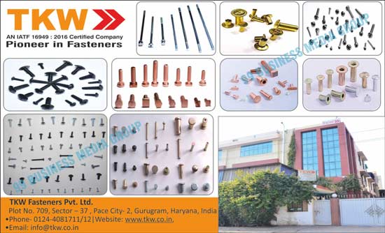 Fasteners, Rivets, Self Tapping Screws