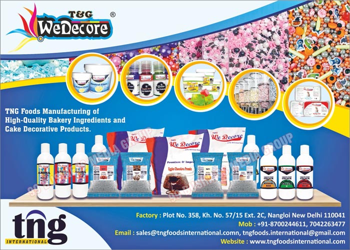 Bakery Ingredients, Cake Decorative Products, Decorative Confectioneries, Cake Decorating Sprinkles, Food Ingredient Colours, Glazing Gels, Food Colours, Cake Decoration Items, Flavoured Candies, Cake Decorating Luster Dusts, Eggless Cake Mixes, Cake Premixes, Eggless Cake Premixes, Cake Glazes, Sugar Sprinkles, Bakery Tools, Bakery Accessories, Decorative Candies, Sprinkle Mixes, Jellies Cubes, Custard Powder Vanilla, Icing Sugar, Baking Powders, Color Pigment Powders, Rainbow Pearls, Colorful Cake Sprinkles Mixes, Pink Sugar Pearl Sprinkles, Yellow Sugar Pearls, Orange Sugar Sprinkles, Green Decorative Sprinkles, White Sugar Pearls, Liquid Food Colours, Eggless Chocolate Premixes, American Brownie, Blue Powder Sprays, Neutral Glazing Gels, Premium Bakery Ingredients, Premium Bakery Tools