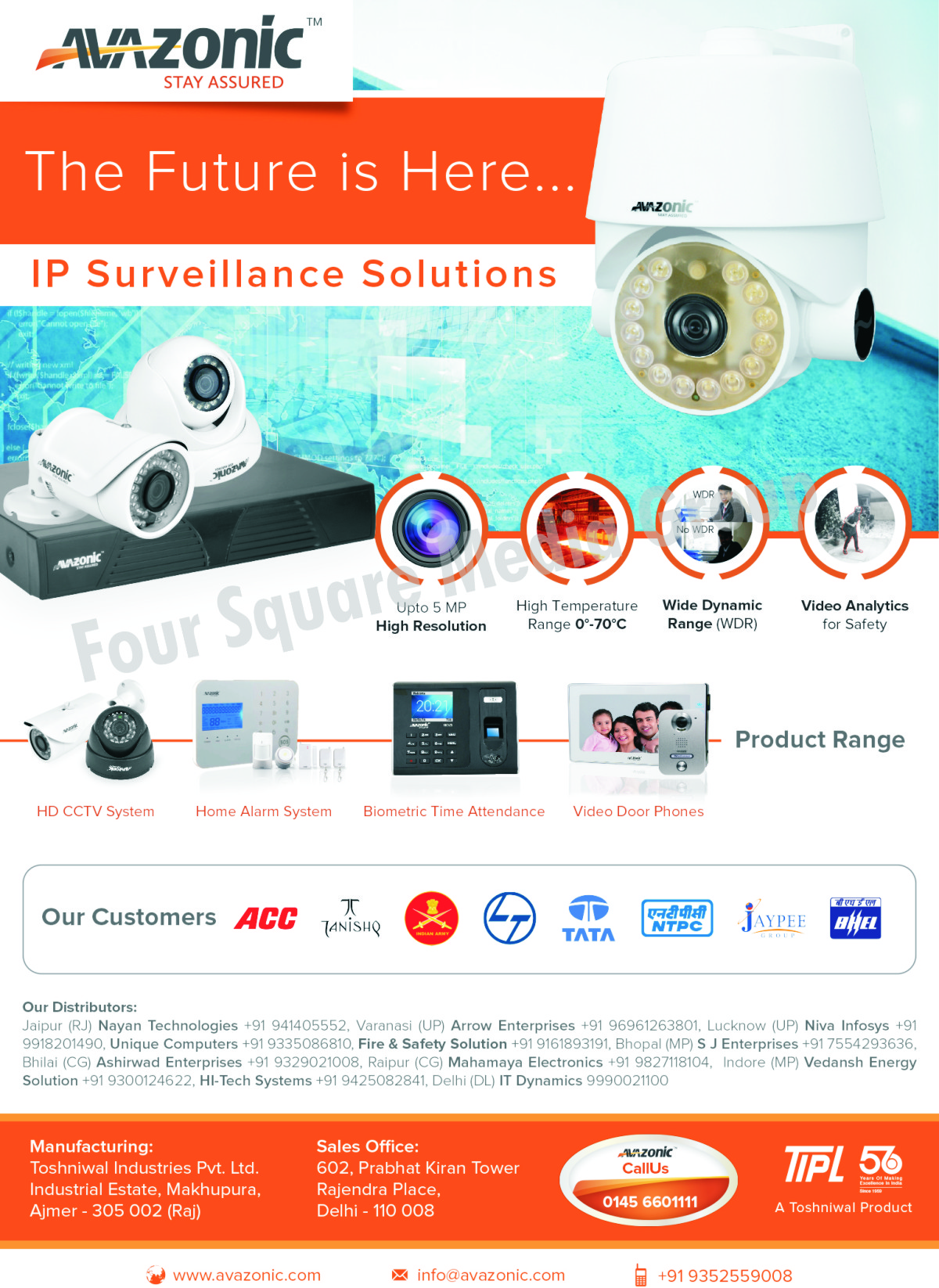 CCTV Systems, CCTV Cameras, Home Alarm Systems, Biometric Time Attendance, Video Door Phones