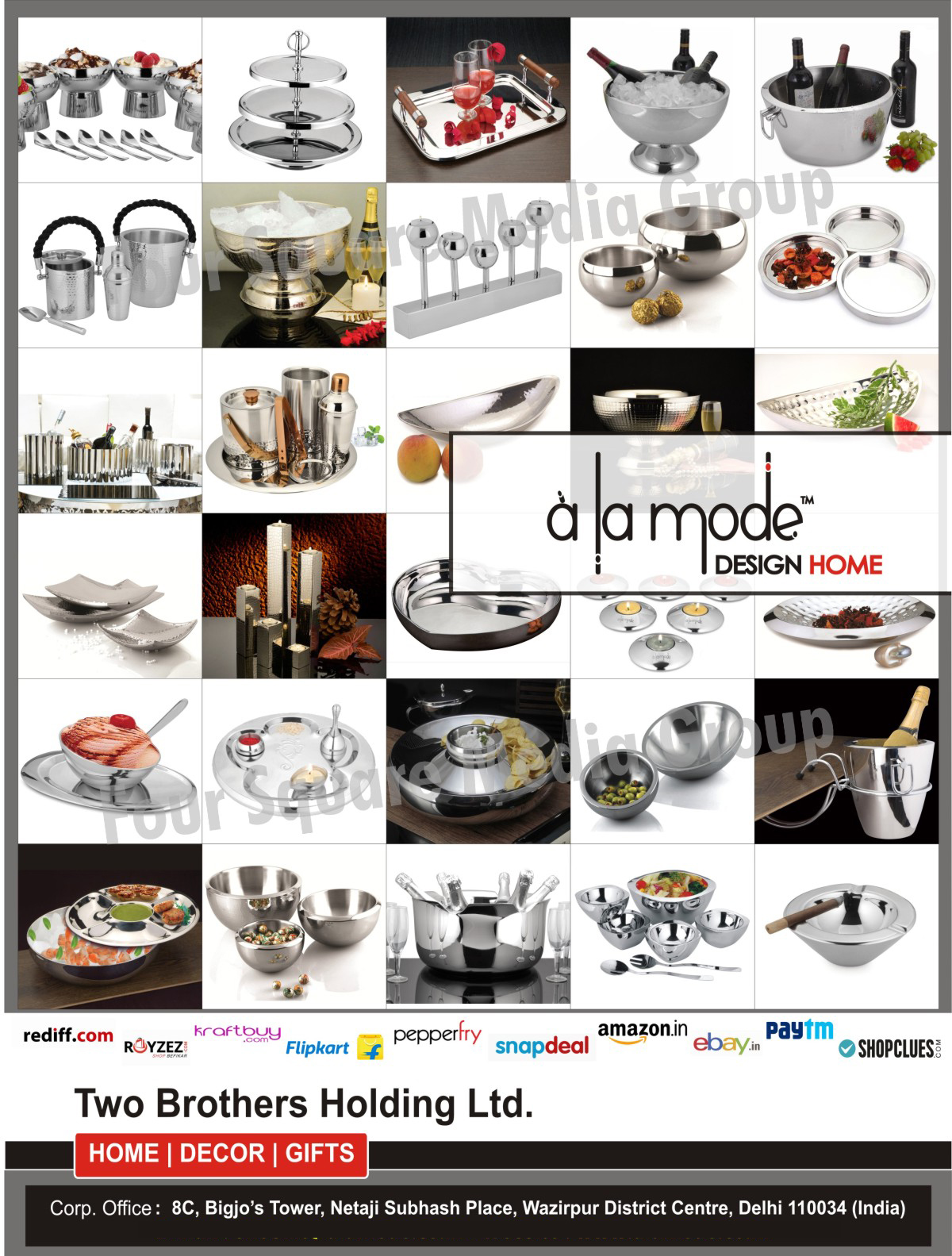 Stainless Steel Home Decor Products, Stainless Steel Kitchenware Products, Stainless Steel Barware Products, Stainless Steel Tabletop Products, Stainless Steel Gift Items, Stainless Steel Boat Bowls, Stainless Steel Belly Shape Bowls, Stainless Steel Concave Shape Bowls, Stainless Steel Dual Angle Bowls, Stainless Steel Flame Bowls, Stainless Steel Lotus Bowls, Stainless Steel Mini Bowls, Stainless Steel Olive Bowls, Stainless Steel Paradise Bowls, Stainless Steel Remington Shape Bowls, Stainless Steel Soup Bowls, Stainless Steel Straight Shape Bowls, Stainless Steel Triangular Bowls, Stainless Steel Vodka Bowls, Decorative Stainless Steel Vases, Wood Theme Decors, Decorative Stainless Steel Candle Holders, Stainless Steel Interlocking Bowls, Stainless Steel Mixing Bowls, Stainless Steel Sequence Bowls, Stainless Steel Square Bowls, Stainless Steel Thick Wall Bowls, Stainless Steel Curve Trays, Stainless Steel Interlocking Trays, Stainless Steel Triangular Trays, Stainless Steel Vista Bowls