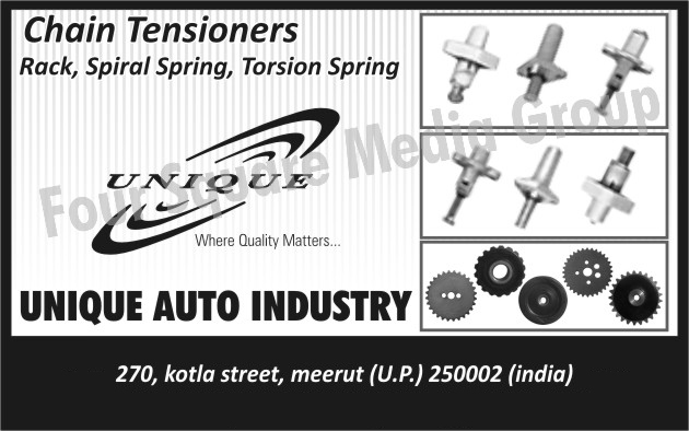 Chain Tensioners, Rock Springs, Spiral Springs, Torsion Springs