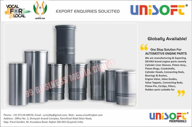 Automotive Engine Parts, Cylinder Liner Sleeves, Piston Assemblies, Piston Rings, Crankshafts, Cylinder Heads, Engine Bearings, Connecting Rods, Automotive Bearings, Automotive Bushes, Valve Tappets, Piston Pins, Circlips, Automotive Filters, Automotive Rubber Parts, Commercial Kitchen Equipments, Potato Wafer Machines, Vegetable Cutting Machines, Onion Chopper Machines, Commercial Food Mixers, Namkeen Machines, Namkeen Making Machines, Potato Peelers, Potato Peeling Machines, Khaman Dhokla Machines, Food Mixer Grinders, Gravy Machines, Food Multipurpose Grinding Mills, Deep Fat Fryers, Semi Automatic Chapati Machines, Compact Chapati Making Machines, Tuti Futi Cutting Machines, Roofing Tiles, Roof Tiles, Roof Ridges, Roofing Ridges, Taylors, M Channels, Pencil Bricks, Wall Cladings, Rajwadi Bamboos, Mini Roof Tiles, Mini Roofing Tiles, Facing Bricks, Japan Bricks, Chocalet Bricks, X Bricks, Bamboos, Rajwadi Channels, Round Channels, Royal Channels, Flower Tiles, Wall Flower Tiles, M Hallows, Camera Hallows, B Hallows, Round Hollows, D Hollows, Cavity Hollows, Hollow Bricks, Interlock Roof Tiles, V Belt Cast Iron Pullies, V belt Aluminium Pullies, Taper Lock Pullies, Timing Pullies, Flexible Shaft Couplings, Gear Couplings, Law Jaw Couplings, Star Couplings, Potato Chips Machines, Masala Mixing Machines, Dry Powder Mixing Machines, Tilt Mixers, Bearings, Bushes, Engine Valves, Valve Guides, Rubber Parts, Peanut Butter Plants, Blancher Machines, Natural Peanut Butters, Flavoring Machines, Peanut Butter Machines, Roasted Machines, Chapati Pressing Machines, Dough Balls, Dough Kneaders, Chapati Roasting Machines, Food Processing Equipments, Caterer Kitchen Equipments, Hotel Kitchen Equipments, Colleges Kitchen Equipments, Restaurant Kitchen Equipments, NGO Kitchen Equipments, Hospital Kitchen Equipments, Corporate House Kitchen Equipments, Banana Chips Machines, Dough Mixer Machines, Flour Mixers Machines, High Speed Mixers Machines, Waste Crusher Machines, Potato Slicer Machines, Vibro Screen Machines, Dosa Plate Machines, Powder Mixer Machines, Mango Pulping Machines, Commercial Mixer Machines, Multi Purpose Grinder Machines, Chopping Machines, Tilting Mixer Grinder Machines, Chutney Machines, Dryer Machines, Potato Peeler Machines, Food Processing Machineries, Food Processing Machines