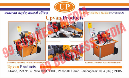 Automatic Pneumatic Section Cutting Machines, PLC Based Automatic Rod Cutting Machines