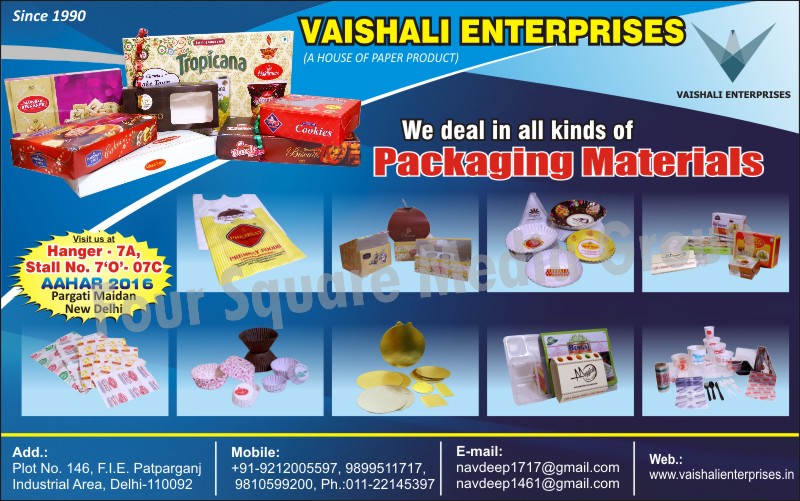 Packaging Materials, Corrugated Boxes