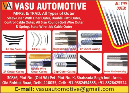 Automotive Clutch Cable Sleeves, Wire Harness Liners, Automotive Cable Outers, JCB Cable Outers, Cable Outer Straight Wires, Control Cable Outers, Control Cable Parts, Cable Outers, Sleeve Liners, Liner Outers, Double Patti Outers, Control Cable Outers, Clutch Speedo Break Cable Sleeve Liners, State Wire Cable Outers, JCB Cable Outers, Double Wire Outer Casings, Wire Harness Sleeves, Straight Wire Outer Casings, Round Wire Outers, Straight Wire Outer Castings, Outer Castings, Gap Outer Castings, Double Wire Outer Outer Castings, Springs