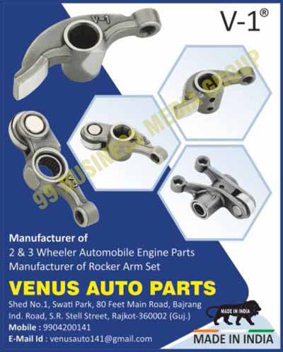 Two Wheeler Rocker Arms, Three Wheeler Rocker Arms, 2 Wheeler Rocker Arms, 3 Wheeler Rocker Arms, Automobile Engine Parts, 2 Wheeler Automobile Engine Parts, 3 Wheeler Automobile Engine Parts, Rocker Arm Sets