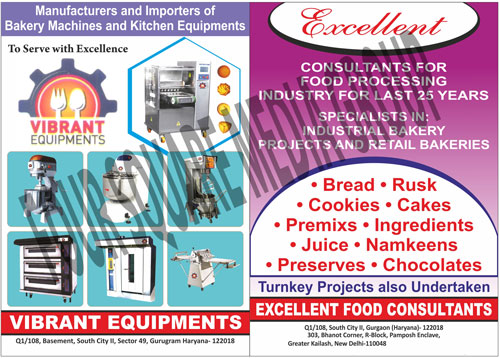 Bakery Machines, Kitchen Equipments