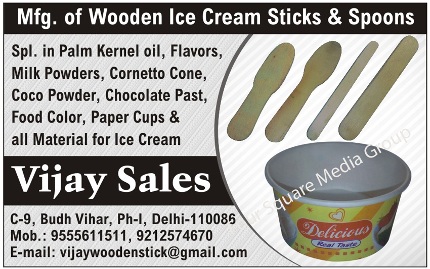 Wooden Ice Cream Sticks, Wooden Ice Cream Spoons, Palm Kernel Oil, Flavours, Flavors, Milk Powder, Cornetto Cone, Coco Powder, Chocolate Paste, Food Colours, Food Colors, Paper Cups, Ice Cream Materials