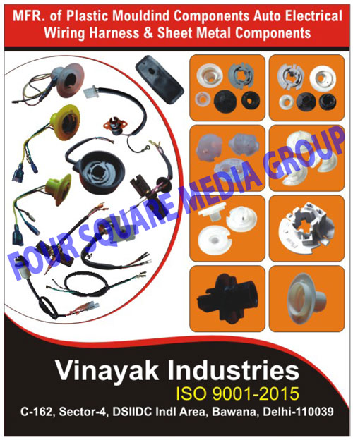 Plastic Moulding Components, Automotive Electrical Components, Wiring Harness, Sheet Metal Components