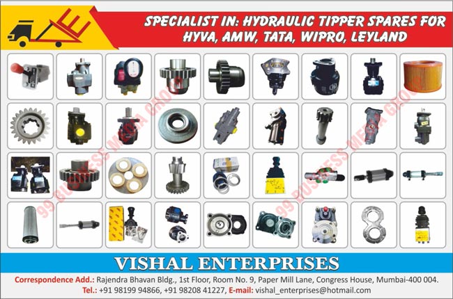 Hydraulic Tipper Spare Parts, Tipper Spare Parts