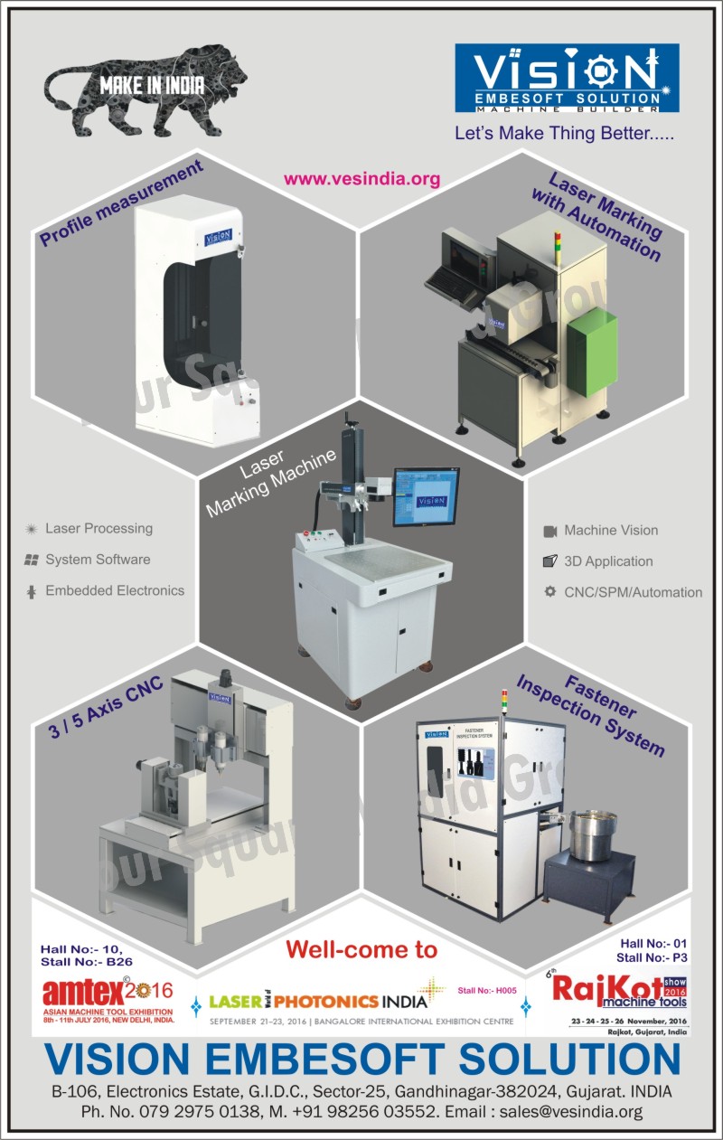 Laser Marking Machines, Text Laser Marking Machines, Serial Number Laser Marking Machines, Date Coding Laser Marking Machines, 1D-2D Barcodes Laser Marking Machines, Logo Laser Marking Machines, Image Laser Marking Machines, 3 Station Marking Machines, Three Station Marking Machines, Rotary Table Marking Machines, Rotating JIG for Bulbs, Fastener Inspection Systems, Axis CNC Machines