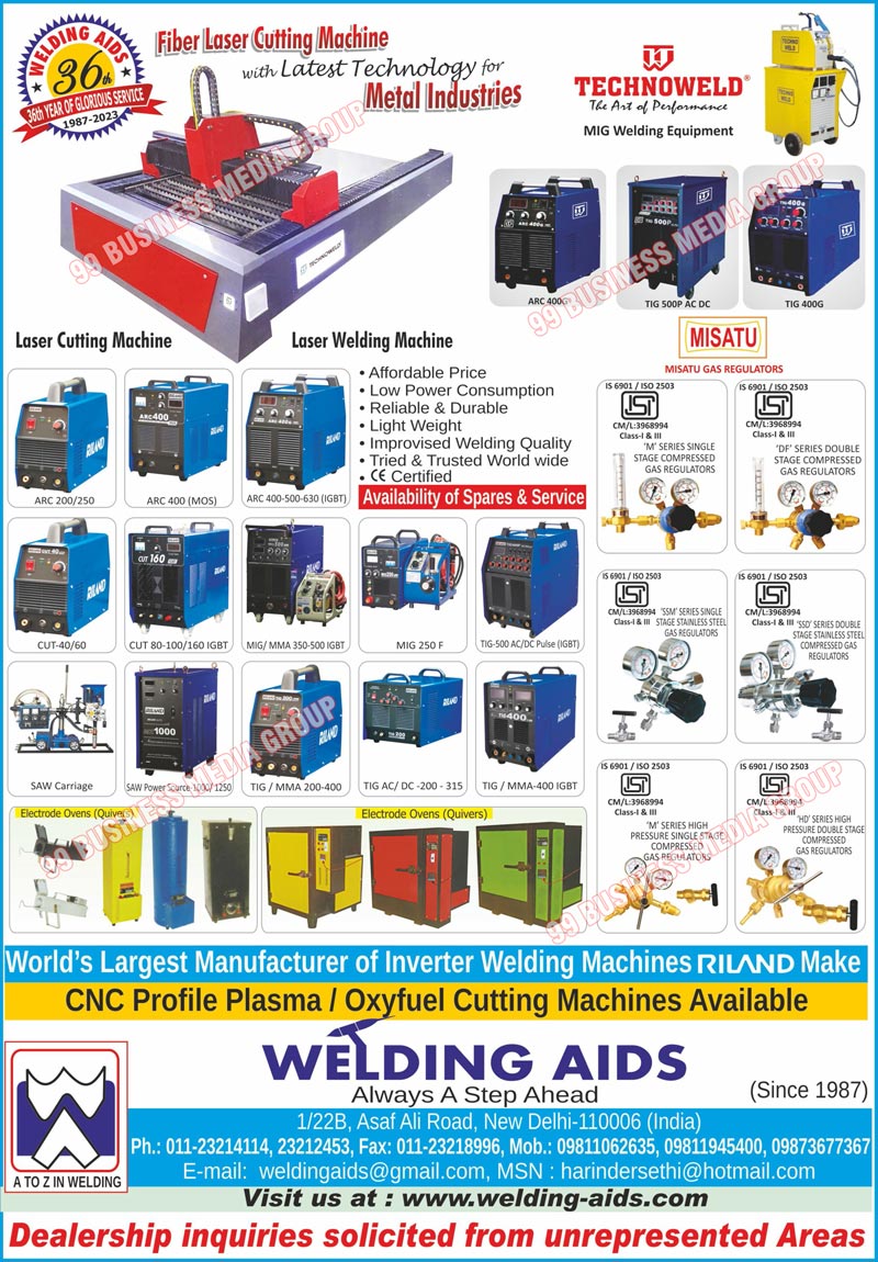 Welding Systems, AC Tig Welding Machines, DC Tig Welding Machines, Pipe Welding Systems, Induction Heating Systems, Air Plasma Cutting Machines, ARC Welding Machines, Orbital Welding Equipments, Stainless Steel Cleaning Gel Weldings, Stainless Steel Pickling Gel Weldings, Welding Accessories like, Mig Torches, Mig Torch Air Cooled Cables, Mig Torch Gas Cooled Cables, Electrode Holders, Cable Lugs, Cable Splicers, Cable Connectors, Earth Clamps, Magnetic Ground Clamps, Rotary Ground Clamps, Clamping Heavy Duty C Clamps, Welding Heavy Duty C Clamps, Quiver Electrode Ovens, Wire Brushes, Welding Products, Spark Eco Lighters, Pistol Type Spark Lighters, Magnetic Position Holders, Cam Type Weld Gauges, Tip Cleaners, Inspection Mirrors, Mig Pliers, Folding Welding Tables, Cable Hitches, Flame Retardant Safety Apparels, Cylinder Trolleys, Welding Curtains Frames, Chipping Hammers, Gouging Torches, Inverter Welding Machines, CNC Profile Plasma Cutting Machines, CNC Oxyfuel Cutting Machines, Inverter Based IGBT Mig Welding Machines, Saw Welding Machines, Saw Power Sources, Welding Safety Products Like, Auto Darkening Helmets, Welding Helmets, Safety Goggles, DC Pulse Welding Machines, AC Pulse Welding Machines, MMA Welding Machines, Saw Carriage Welding Machines, Compressor Gas Regulators, Poppet Piston Type Regulators, Combined Regulators, Flow Meters, Regulator Flowmeters, Prevent Regulators, Cylinder Manifolds, Cylinder Spares, SS Braided, High Pressure Pigtails, Safety Valves, Master Valves, Manifold Outlet Units, Double Table Type Laser Cutting Machines, Single Table Type Laser Cutting Machines, Fiber Laser Cutting Machines, Mig Welding Equipments, SAW Carriage Laser Cutting Machines, Laser Welding Machines, Misatu Gas Regulators, M Series Single Compressed Gas Regulators, DF Series Double Stage Compressed Gas Regulators, SSM Series Single Stage Stainless Steel Gas Regulators, SSD Series Double Stage Stainless Steel Compressed Gas Regulators, M Series High Pressure Single Stage Compressed Gas Regulators, HD Series Pressure Double Stage Compressed Gas Regulators, CNC Multi Head Flame Cutting Machines, Beam Assembling Machines, Double Cantilever Saw Welding Machines, Flange Straightening Machines, Automatic Shot Blasting Machines, CNC Beam Machine Dual Heads, Plate Drilling Machine Dual Heads, Beam End Face Milling Machines, Draw ARC Stud Welding Machines, Shear Connector Welding Machines, CNC Plate Drilling Machines, PEB Beam Assembly Machines, PEB Welding, PEB Straightening Machines