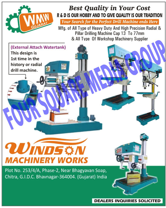 Radial Drilling Machines, Radial Drilling Machine Caps, Workshop Machines