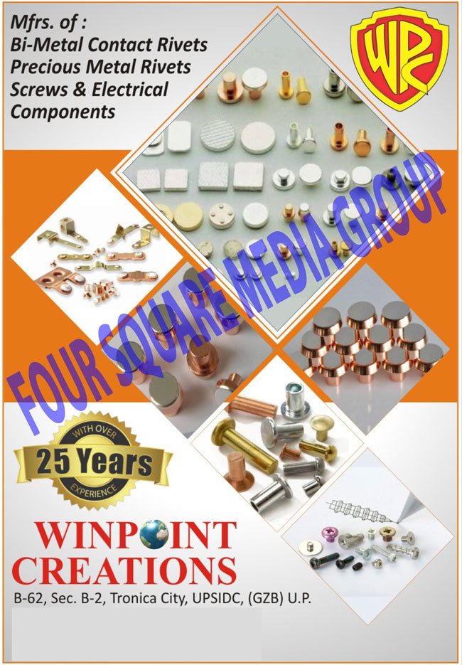 Bimetal Contact Rivets, Precious Metal Rivets, Special Type Screws, Electrical Components