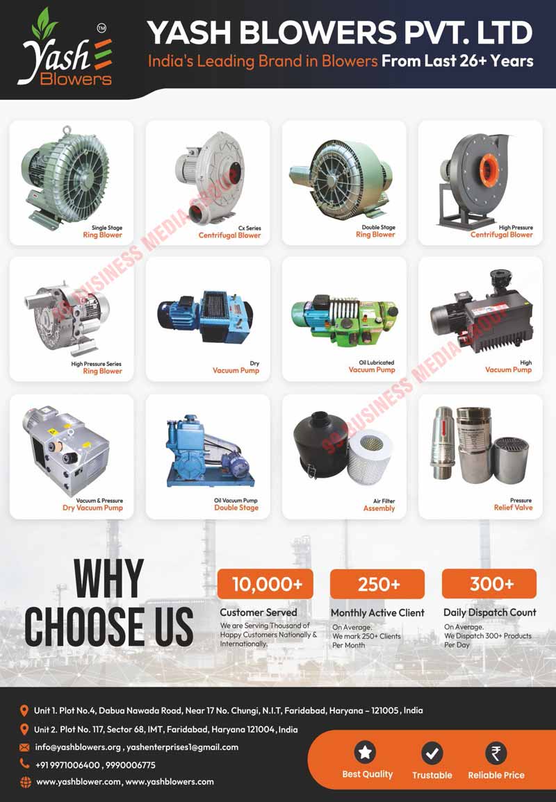 Vacuum Pressure Pumps, Vacuum Pumps, Side Channel Blowers, Vacuum Blowers, Turbine Blowers, Centrifugal Blowers, Single Stage Ring Blowers, Double Stage Ring Blowers, High Vacuum Pumps, Double Stage Vacuum Pumps, CX Series Centrifugal Blowers, Vacuum Series Pumps, Blowers, Pumps, High Pressure Centrifugal Blowers, High Pressure Series Ring Blowers, Dry Vacuum Pumps, Oil Lubricated Vacuum Pumps, Pressure Vacuum Pumps, Oil Vacuum Pump Double Stage, Air Filter Assemblies, Pressure Relief Valves