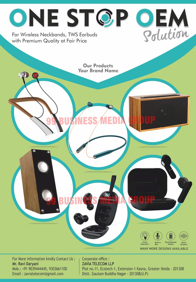 Wireless Neckbands, TWS Earbuds, Wireless Bluetooth